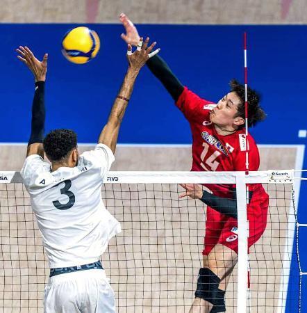 バレー男子日本は最終戦勝つ　世界選手権