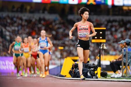 魅せた!広中璃梨佳が予選落ちもまさかの大逃げ スタジアム大盛り上がり SNSも沸く「パンサラッサ広中VSイクイノックスキピエゴン」【世界陸上】