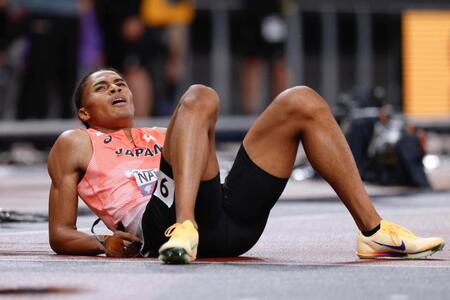 　レースを終えた中島佑気ジョセフ