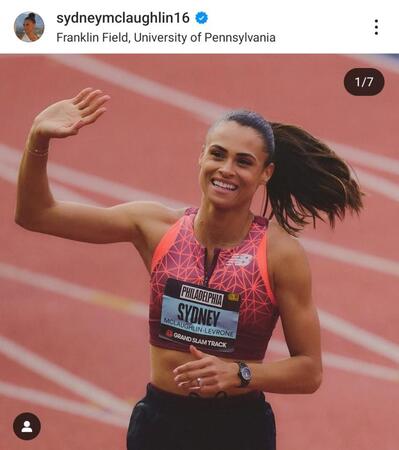 　シドニー・マクローフリンのインスタグラム＠ｓｙｄｎｅｙｍｃｌａｕｇｈｌｉｎ１６より