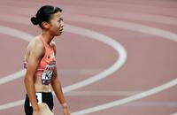 　レースを終え厳しい表情の久保凜