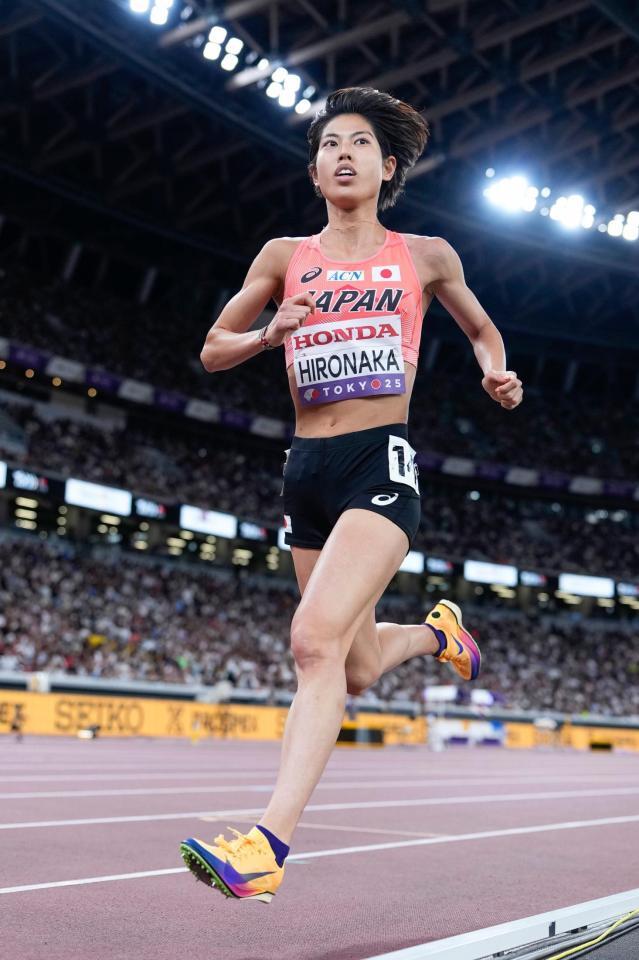 　力走する広中璃梨佳