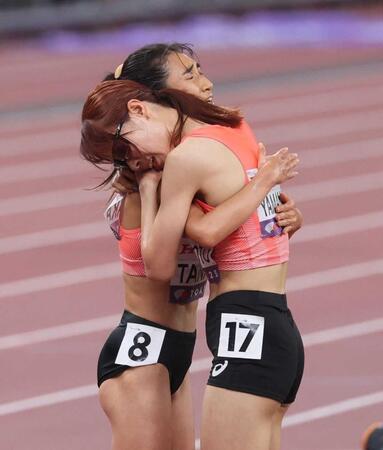 田中希実　女子５０００メートル決勝進出　先頭で引っ張った山本有真に感謝「２人でつくったレース」思い背負って決勝へ