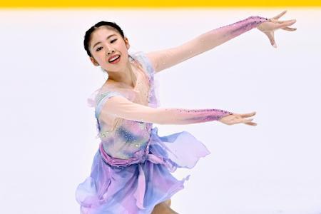 住吉が女子SP首位、中井が2位 辰巳でフィギュア東京選手権開幕