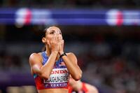 　女子４００メートルで優勝したシドニー・マクラフリンレブロニ