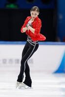 　女子ＳＰ、演技するアデリア・ペトロシャン（共同）