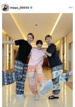 　石川真佑のインスタグラム（＠ｍａｙｕ＿００５１４）から