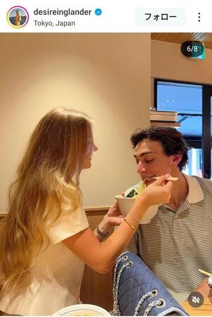 　デュプランティスのインスタグラム（＠ｍｏｎｄｏ＿ｄｕｐｌａｎｔｉｓ）から