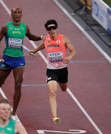 　ゴールする今泉堅貴（撮影・石井剣太郎）