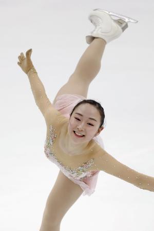 　女子フリー　演技する松生理乃＝邦和みなとスポーツ＆カルチャー