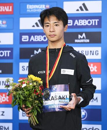 　男子で２位に入った赤崎暁（ロイター＝共同）