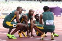 　決勝進出を逃した南アフリカ（撮影・石井剣太郎）