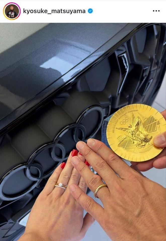 松山恭助インスタグラム（ｋｙｏｓｕｋｅ＿ｍａｔｓｕｙａｍａ）より