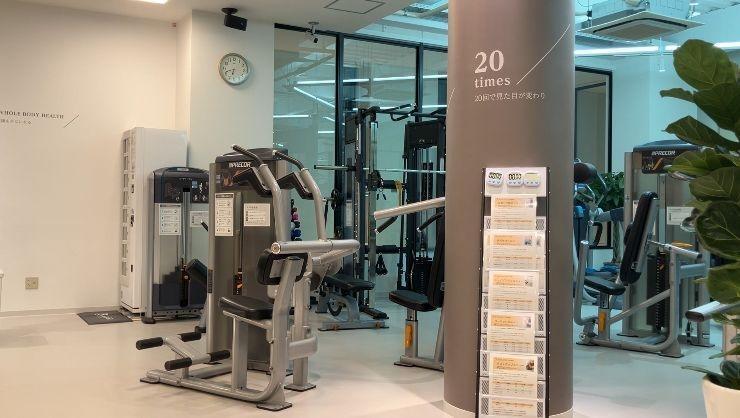Ｂ‐ＰＩＬＡＴＥＳ緑橋店のジムエリア