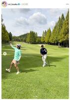 　登坂絵莉さんのインスタグラム（ｅｒｉ＿ｔｏｓａｋａ）より 