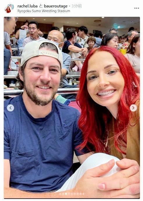 　バウアーのインスタグラム（ｂａｕｅｒｏｕｔａｇｅ）より 