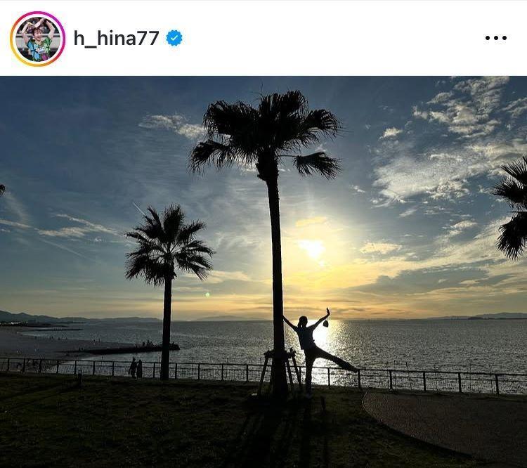 早田ひなインスタグラム（ｈ＿ｈｉｎａ７７）より