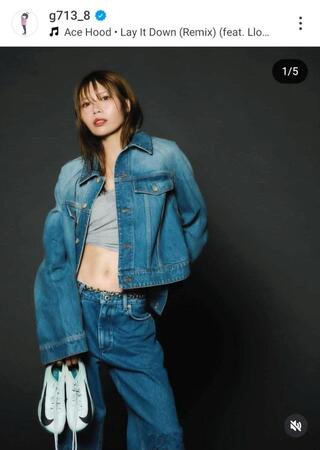 　中島ひとみのインスタグラム（＠ｇ７１３＿８）から