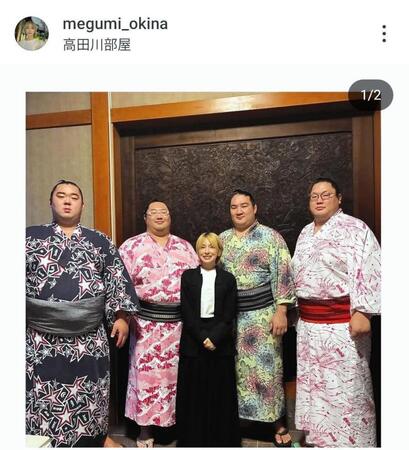 　奥菜恵のインスタグラム（＠ｍｅｇｕｍｉ＿ｏｋｉｎａ）から