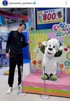 　大阪ブルテオンの公式インスタグラム（ｐａｎａｓｏｎｉｃ＿ｐａｎｔｈｅｒｓ）より 