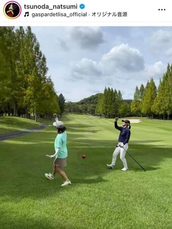 角田夏実インスタグラム（ｔｓｕｎｏｄａ＿ｎａｔｓｕｍｉ）より