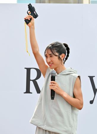 田中希実「アジア大会が軸に」　都内のランニングイベントに登場