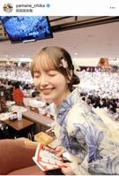 山根千佳のインスタグラム＠ｙａｍａｎｅ＿ｓｈｉｋａより