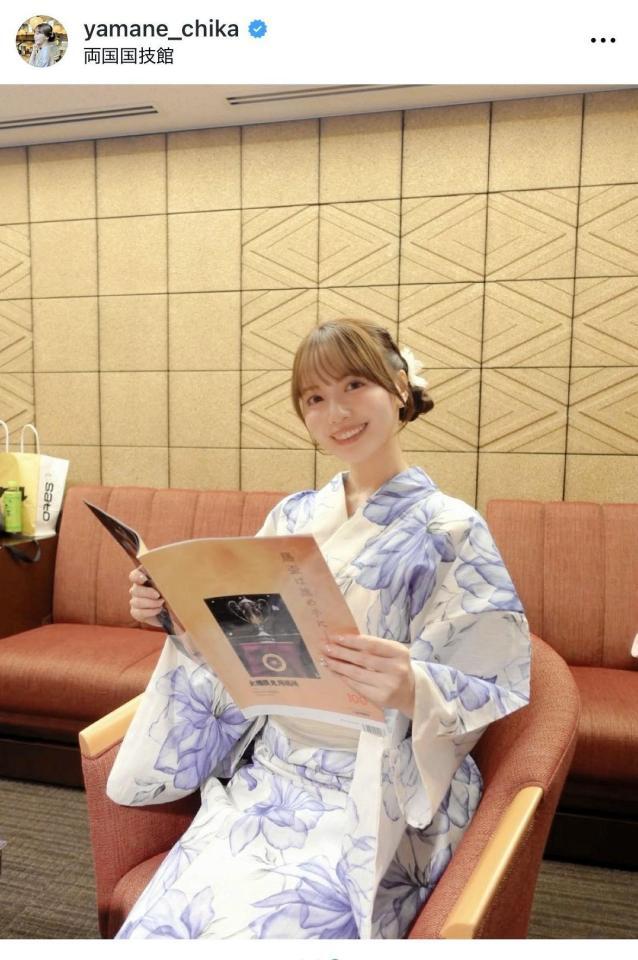 山根千佳のインスタグラム＠ｙａｍａｎｅ＿ｓｈｉｋａより
