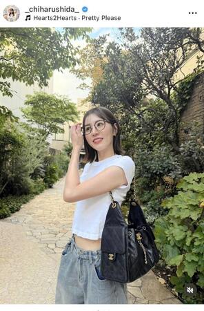 　志田千陽のインスタグラム＠＿ｃｈｉｈａｒｕｓｈｉｄａ＿より