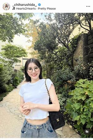 　志田千陽のインスタグラム＠＿ｃｈｉｈａｒｕｓｈｉｄａ＿より