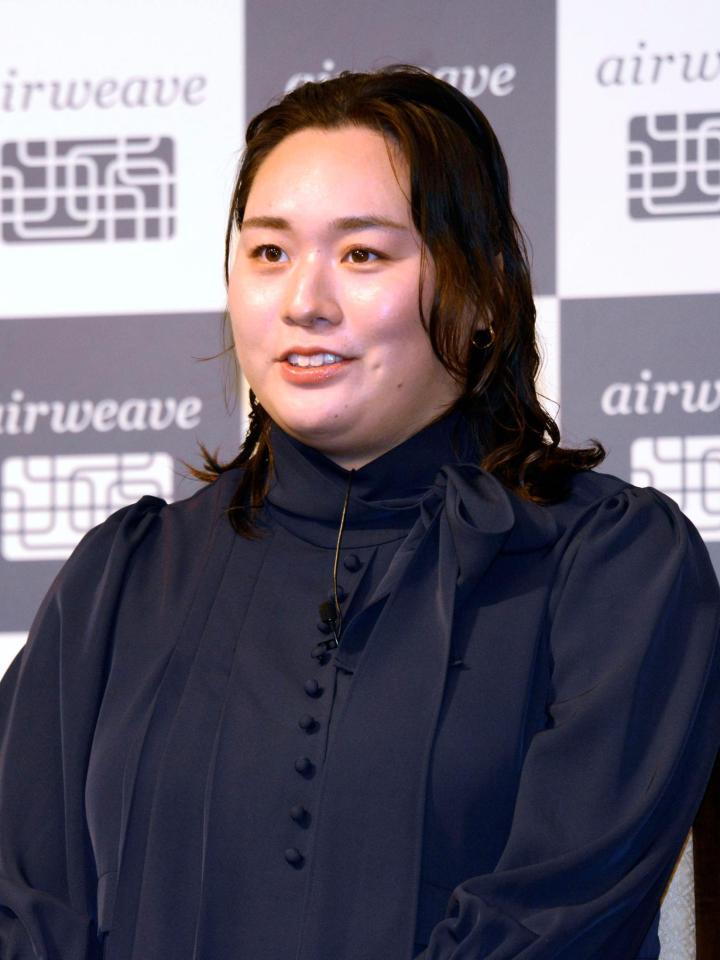 　イベントに参加した陸上女子やり投げの北口榛花