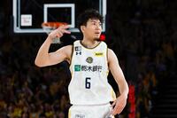 　Ａ東京戦で３点シュートを決めた宇都宮・比江島