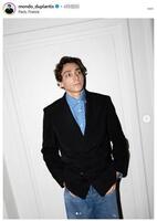 　デュプランティスのインスタグラム（ｍｏｎｄｏ＿ｄｕｐｌａｎｔｉｓ）より 