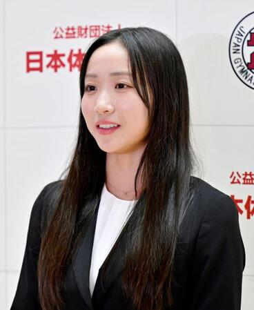 　現役を退く意向を表明した新体操の稲木李菜子