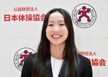 　現役を退く意向を表明した新体操の稲木李菜子