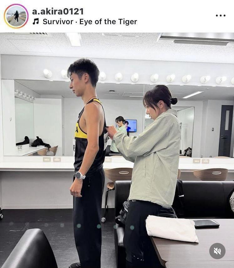 　赤崎暁のインスタグラム（＠ａ．ａｋｉｒａ０１２１）から