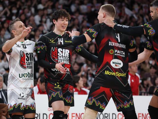 ペルージャ・石川祐希「日本の皆さんの前でプレーできて何よりうれしい