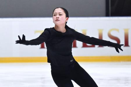 渡辺倫果「しっかりやりたい」　フィギュア、ＣＳトリアレティ杯