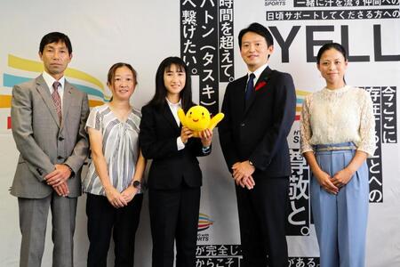 田中希実　世界選手権は「すごく昔のことのよう」　来年は８００、１万メートルにも意欲　兵庫県庁で斎藤元彦知事を表敬訪問