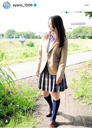 受注生産される園田彩乃写真集を伝える投稿＝園田彩乃インスタグラム（ａｙａｎｏ＿１００６）より