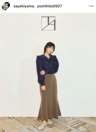 　檜山沙耶インスタグラム（ｓａｙａｈｉｙａｍａ）より