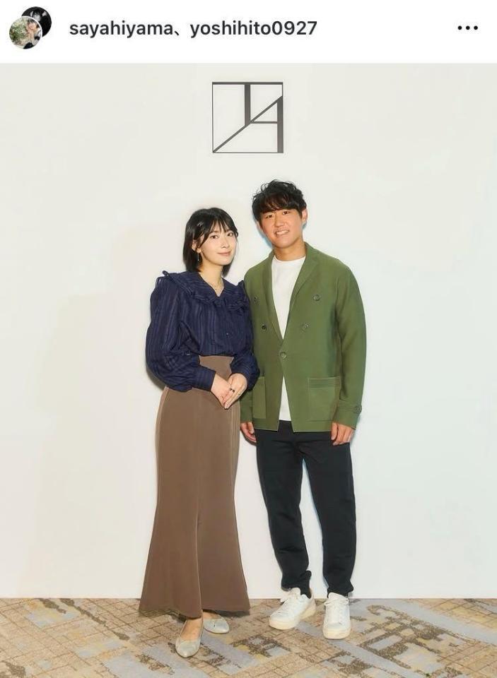 　檜山沙耶インスタグラム（ｓａｙａｈｉｙａｍａ）より