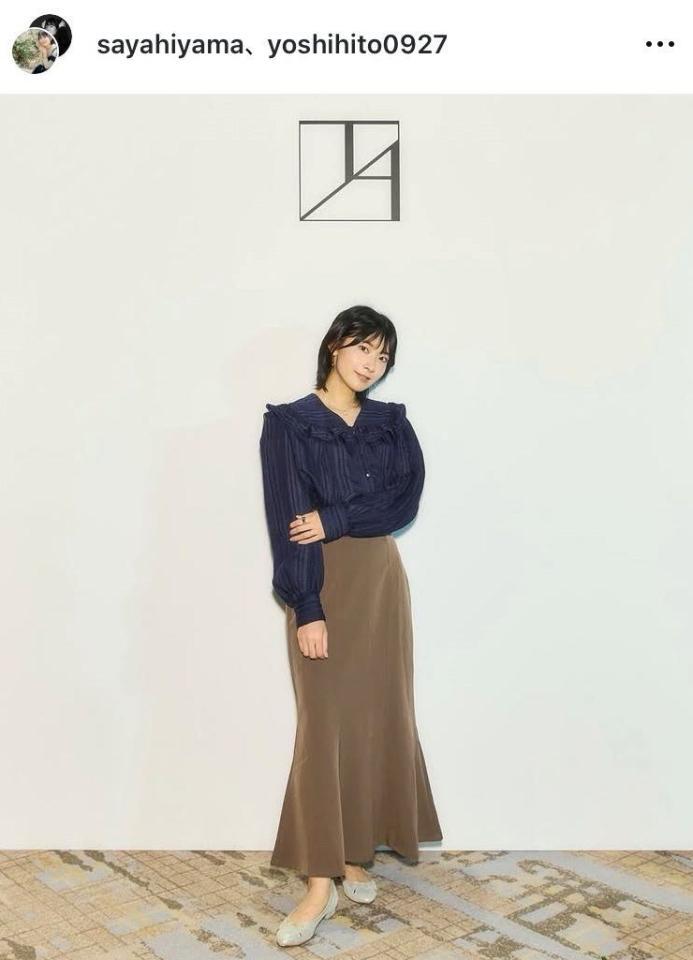 　檜山沙耶インスタグラム（ｓａｙａｈｉｙａｍａ）より