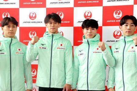 五輪王者の岡慎之助「重圧ない」　世界体操へ出発