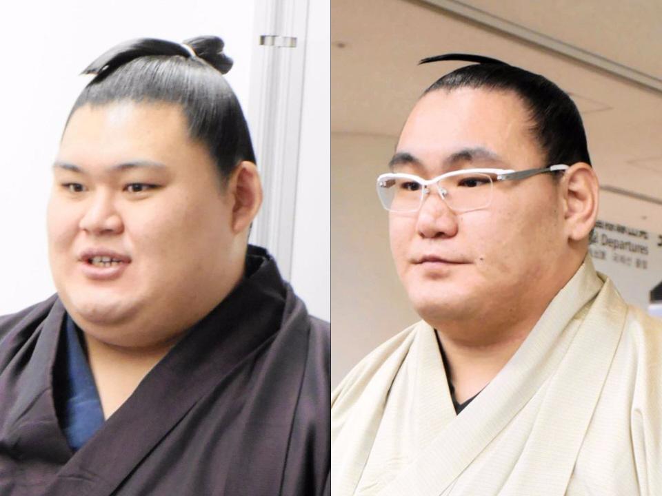 　大の里（左）と豊昇龍