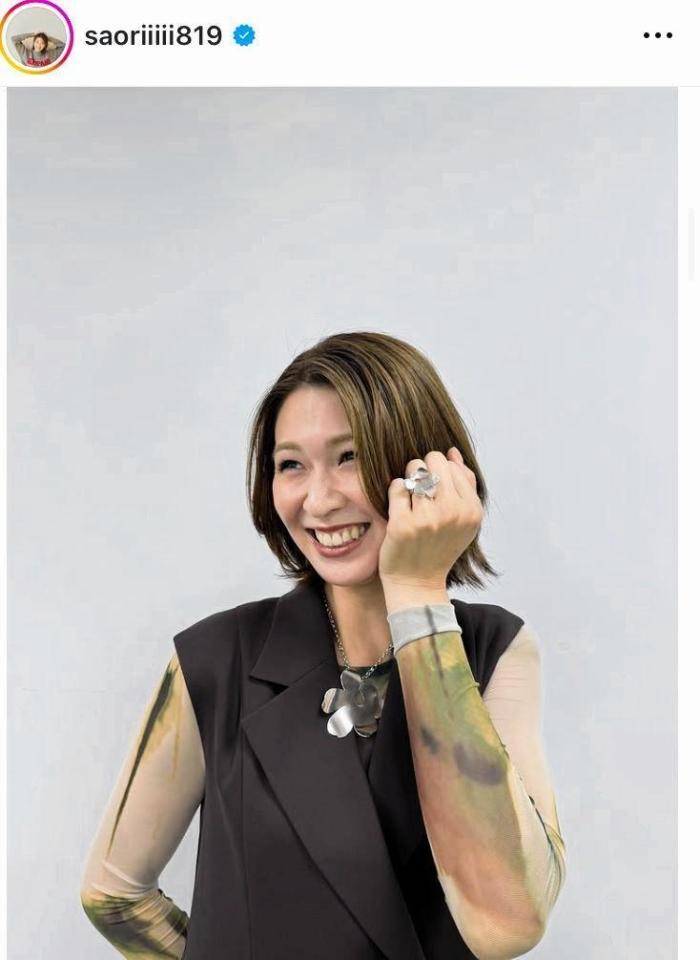 「上田と女」に出演した木村沙織さん。インスタグラム＠ｓａｏｒｉｉｉｉｉ８１９（１０月８日付）より 