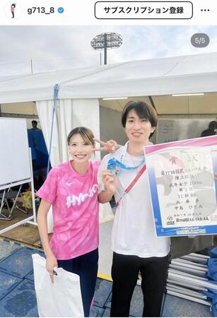 　中島ひとみのインスタグラム＠ｇ７１３＿８より