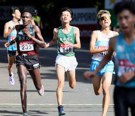 　ゴールする東農大・前田