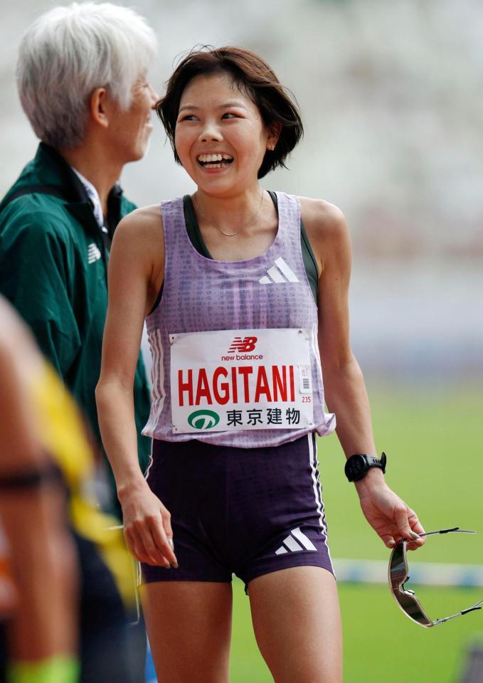 　女子で５位の萩谷楓