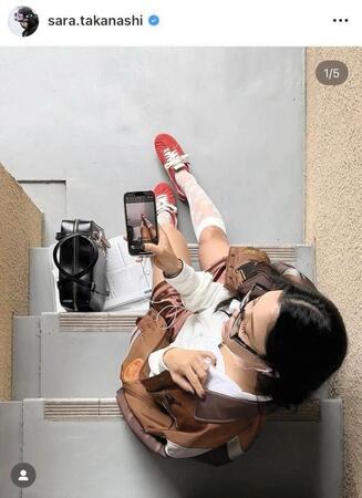 高梨沙羅のインスタグラム＠ｓａｒａ．ｔａｋａｎａｓｈｉ（１０月１９日付）より 